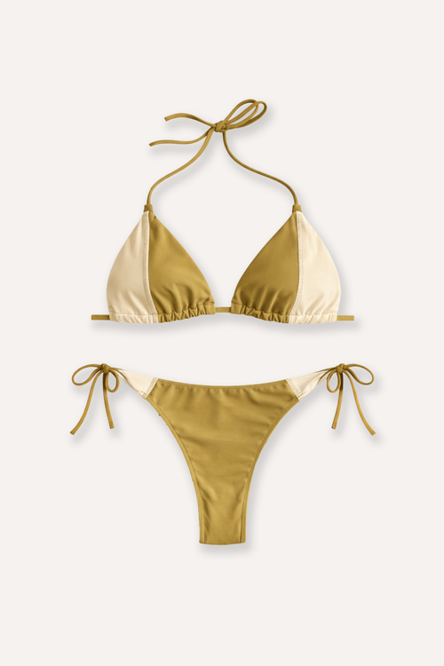 Bikini Triándulo Duna oliva